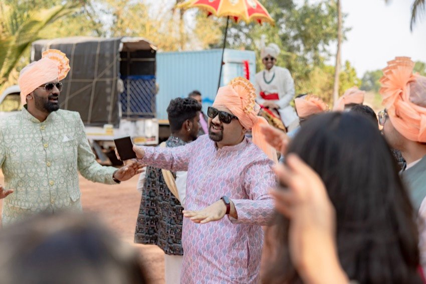 Achaman and Saumya — the wedding day
