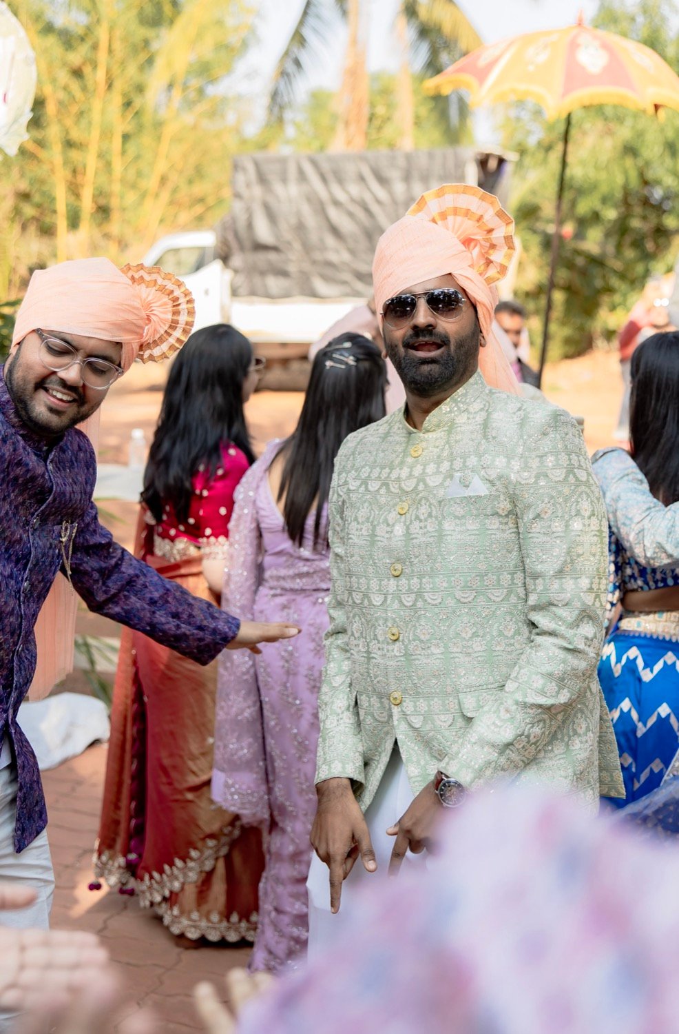 Achaman and Saumya — the wedding day