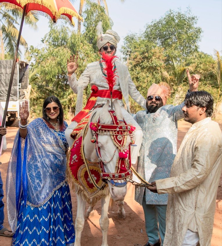 Achaman and Saumya — the wedding day