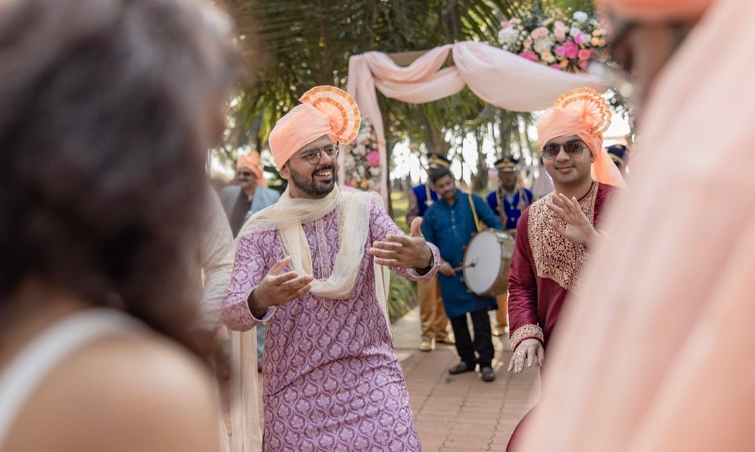 Achaman and Saumya — the wedding day