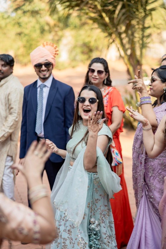 Achaman and Saumya — the wedding day