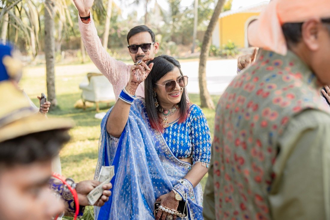 Achaman and Saumya — the wedding day