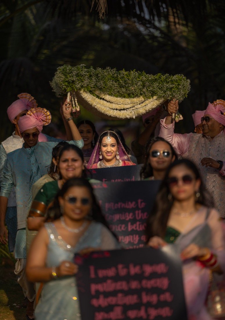 Achaman and Saumya — the wedding day