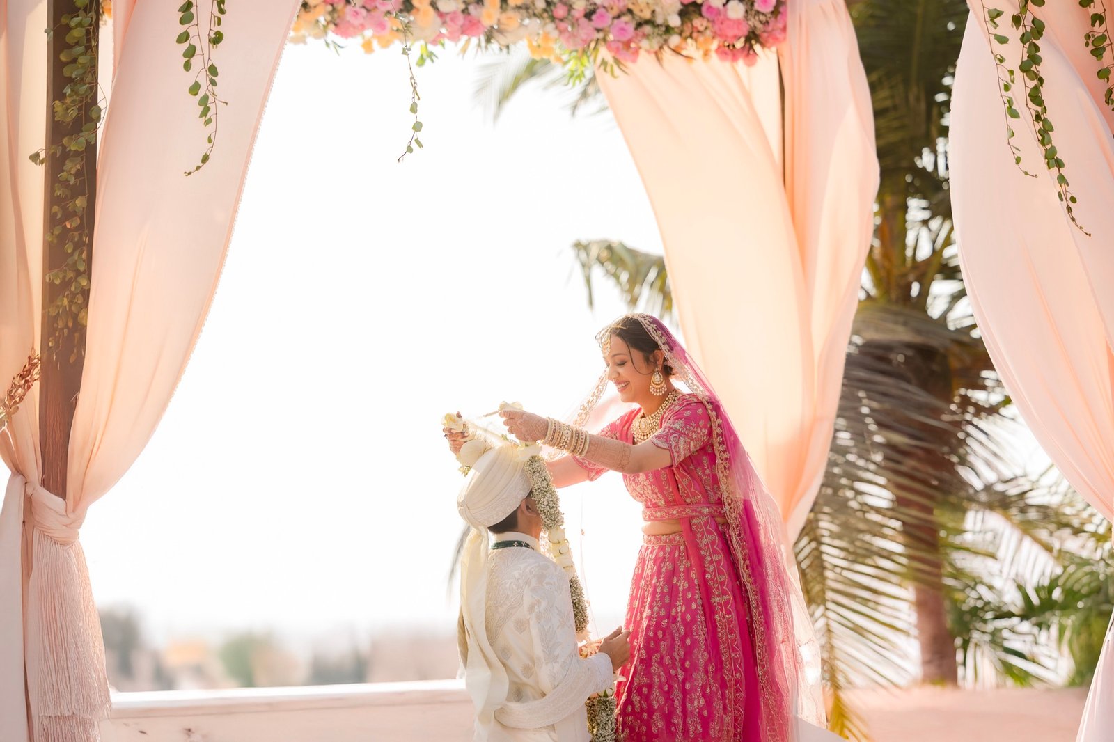 Achaman and Saumya — the wedding day