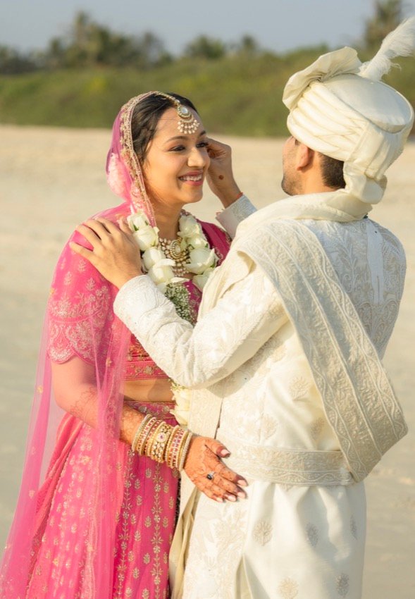 Achaman and Saumya — the wedding day