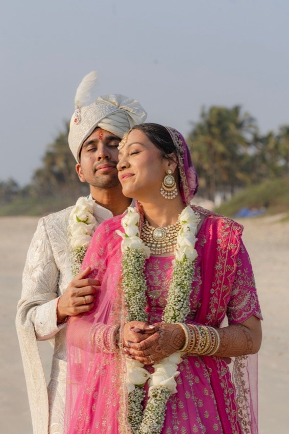 Achaman and Saumya — the wedding day