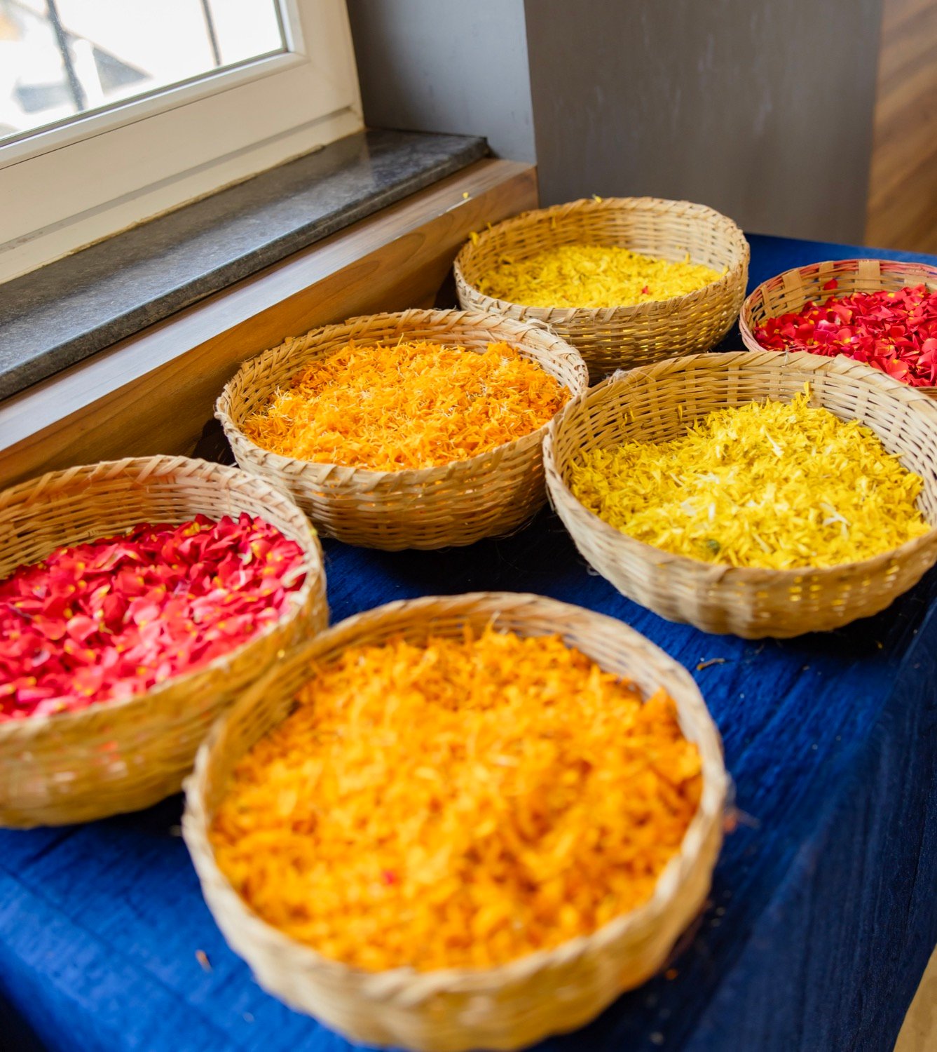 Achaman and Saumya — the haldi ceremony
