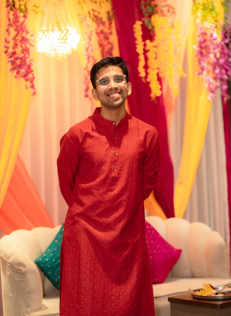 Achaman and Saumya — the mehendi