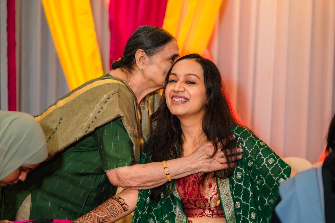 Achaman and Saumya — the mehendi