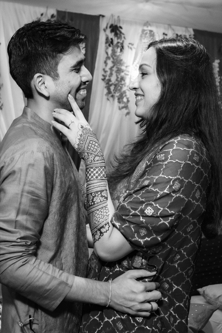 Achaman and Saumya — the mehendi
