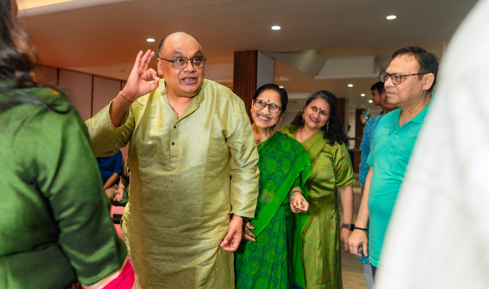 Achaman and Saumya — the mehendi