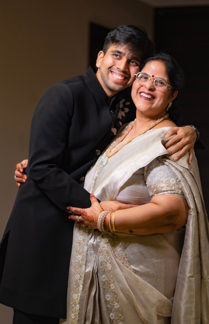 Achaman and Saumya — the sangeet