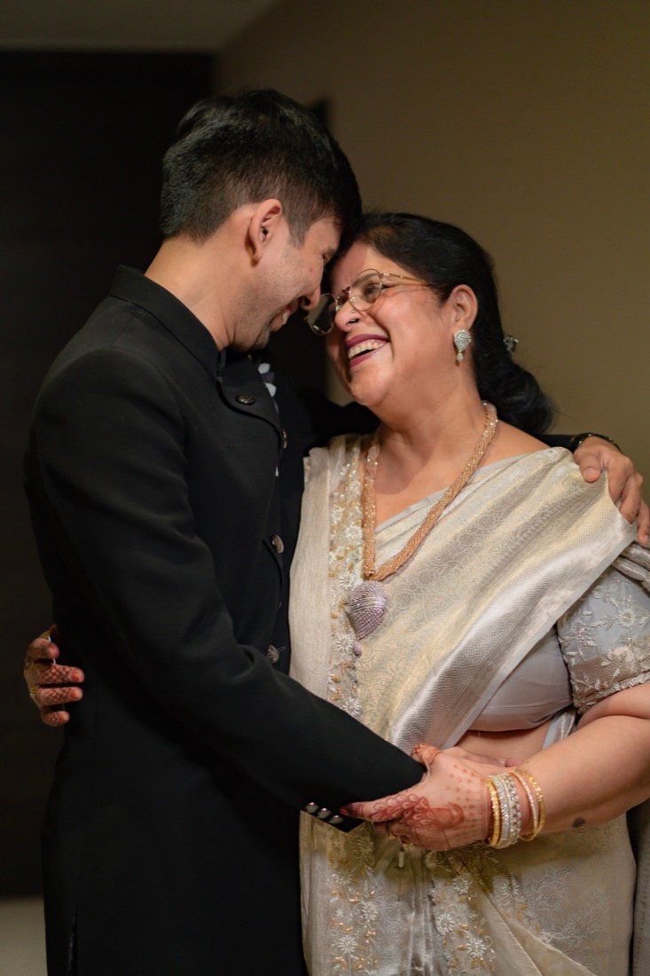 Achaman and Saumya — the sangeet