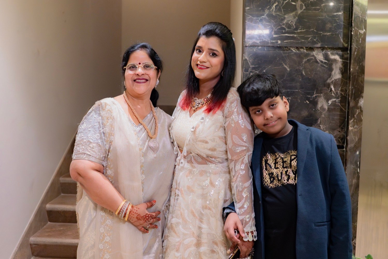Achaman and Saumya — the sangeet