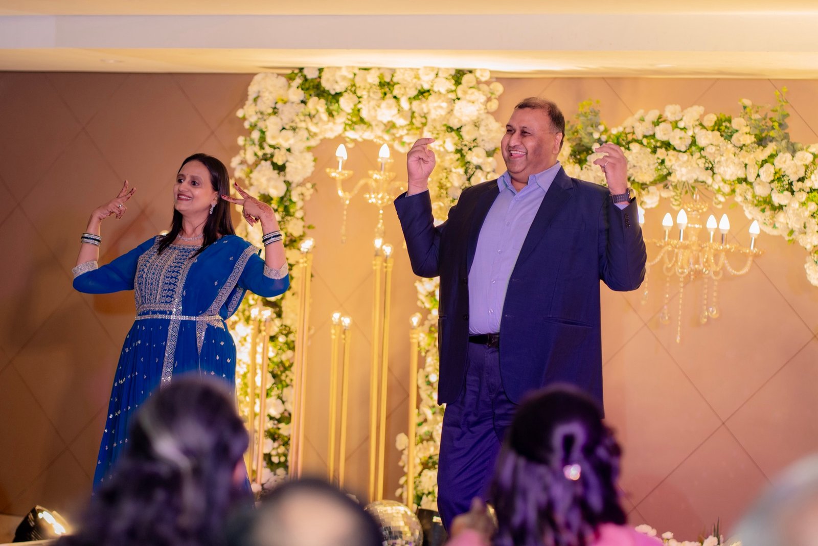 Achaman and Saumya — the sangeet