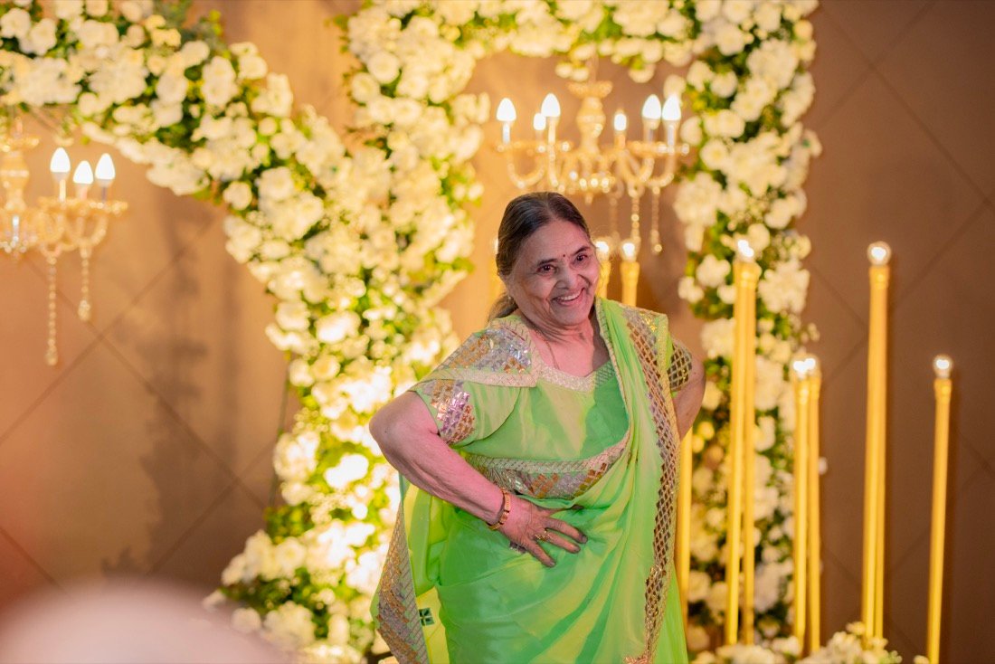 Achaman and Saumya — the sangeet