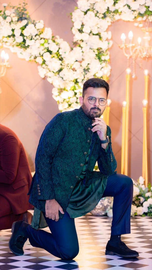 Achaman and Saumya — the sangeet