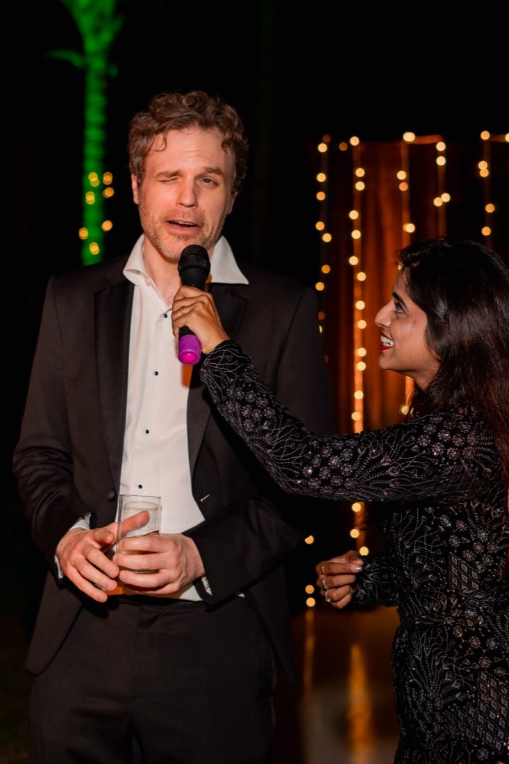 Bhavna and Przemo — the cocktail evening