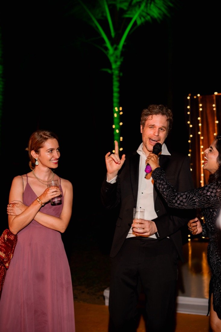 Bhavna and Przemo — the cocktail evening