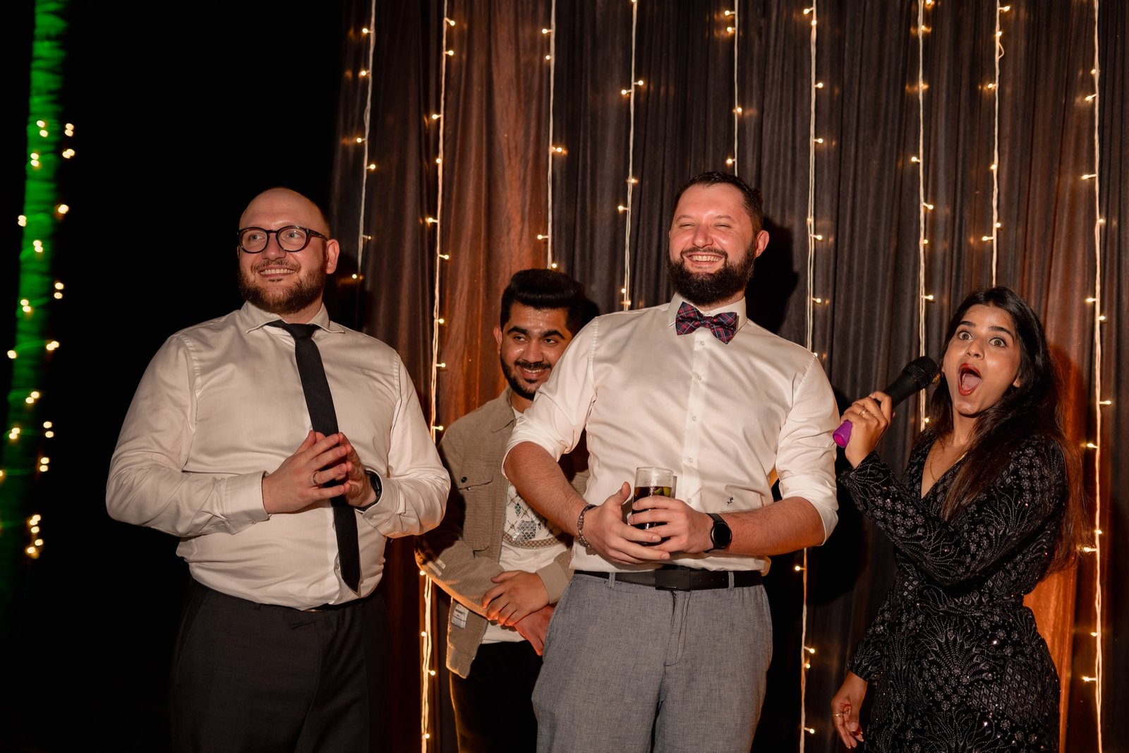 Bhavna and Przemo — the cocktail evening