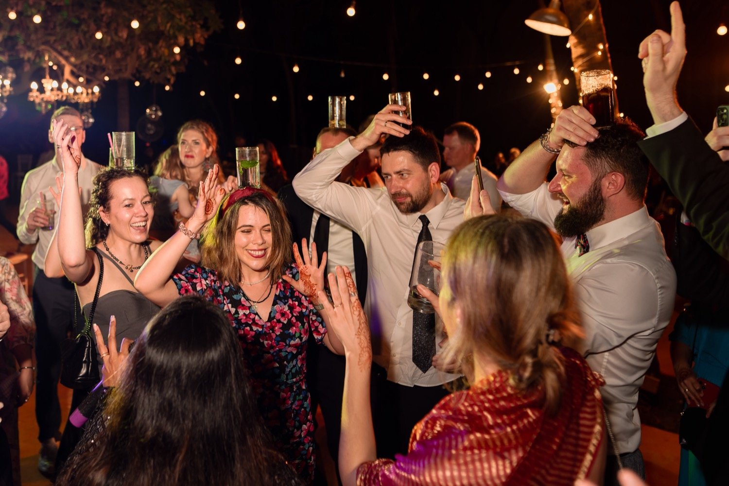 Bhavna and Przemo — the cocktail evening