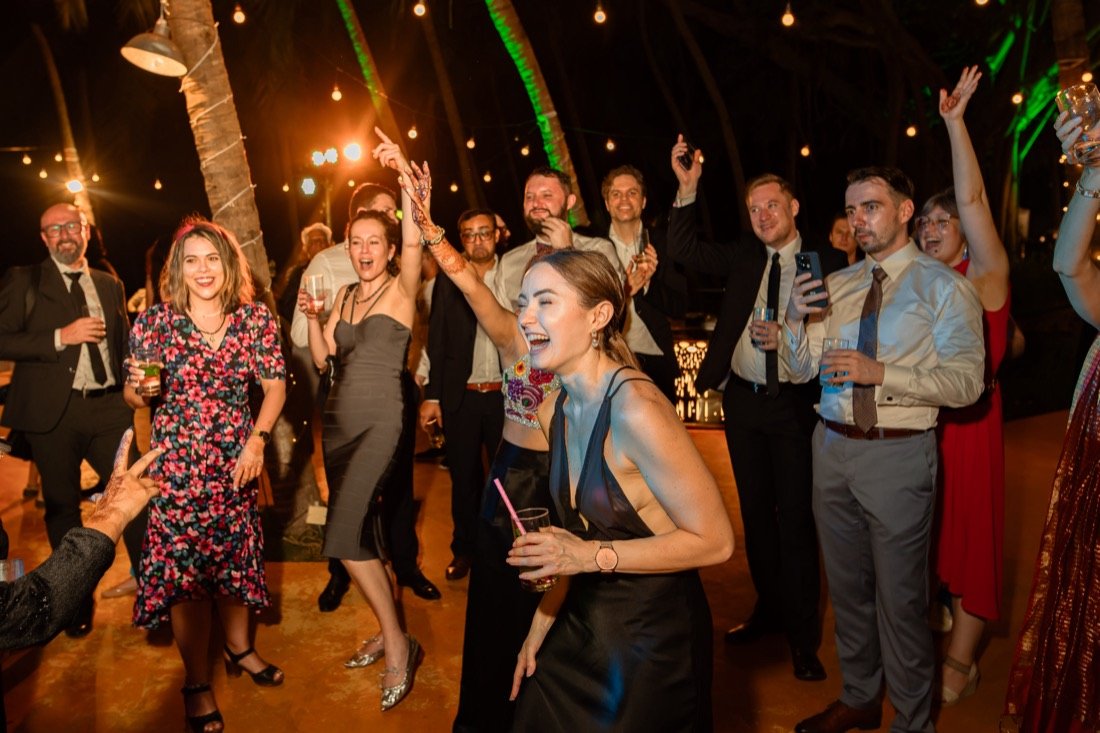 Bhavna and Przemo — the cocktail evening