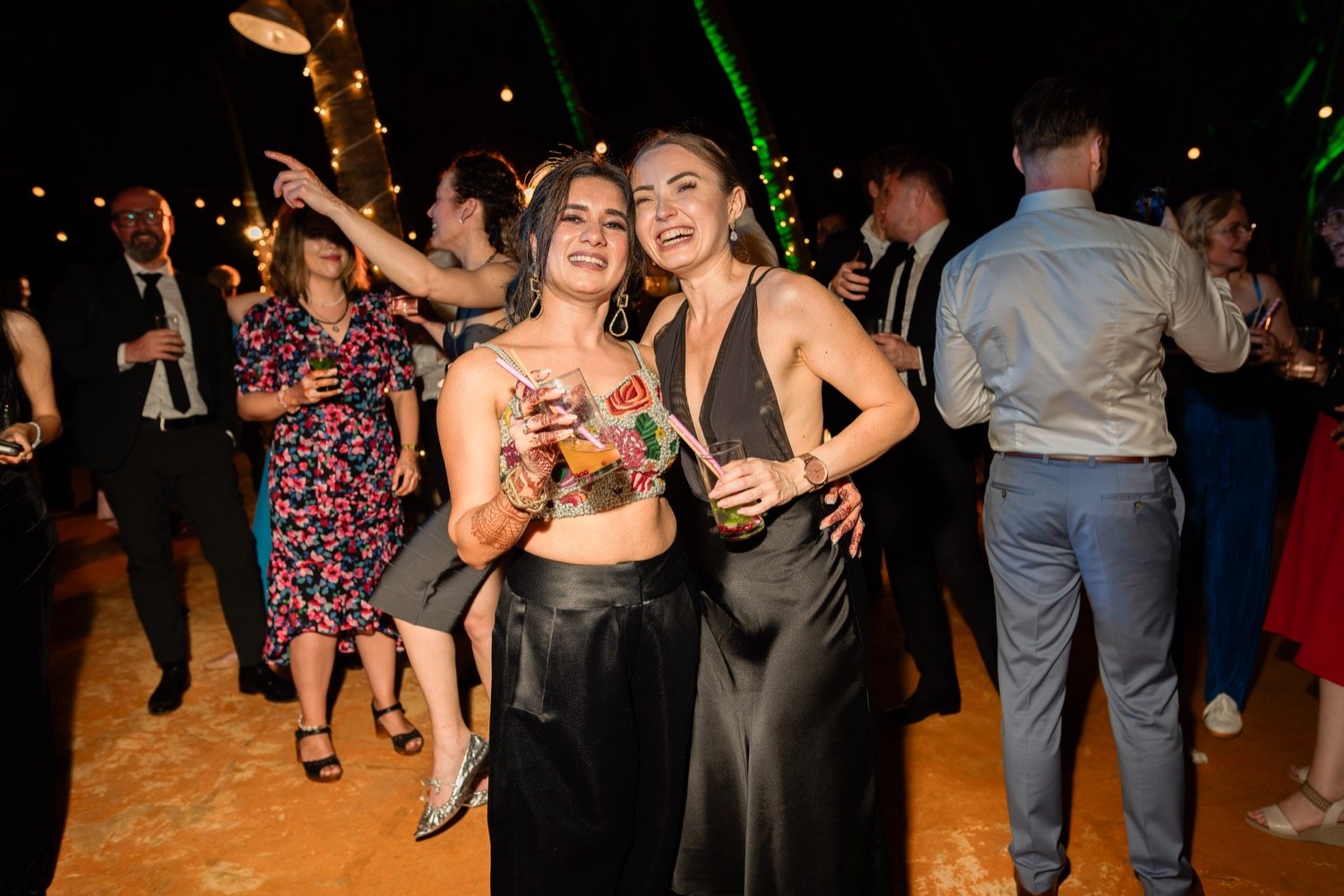 Bhavna and Przemo — the cocktail evening