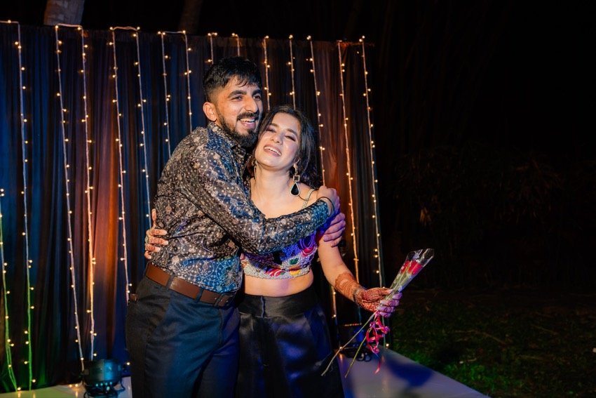 Bhavna and Przemo — the cocktail evening