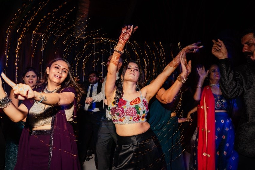 Bhavna and Przemo — the cocktail evening