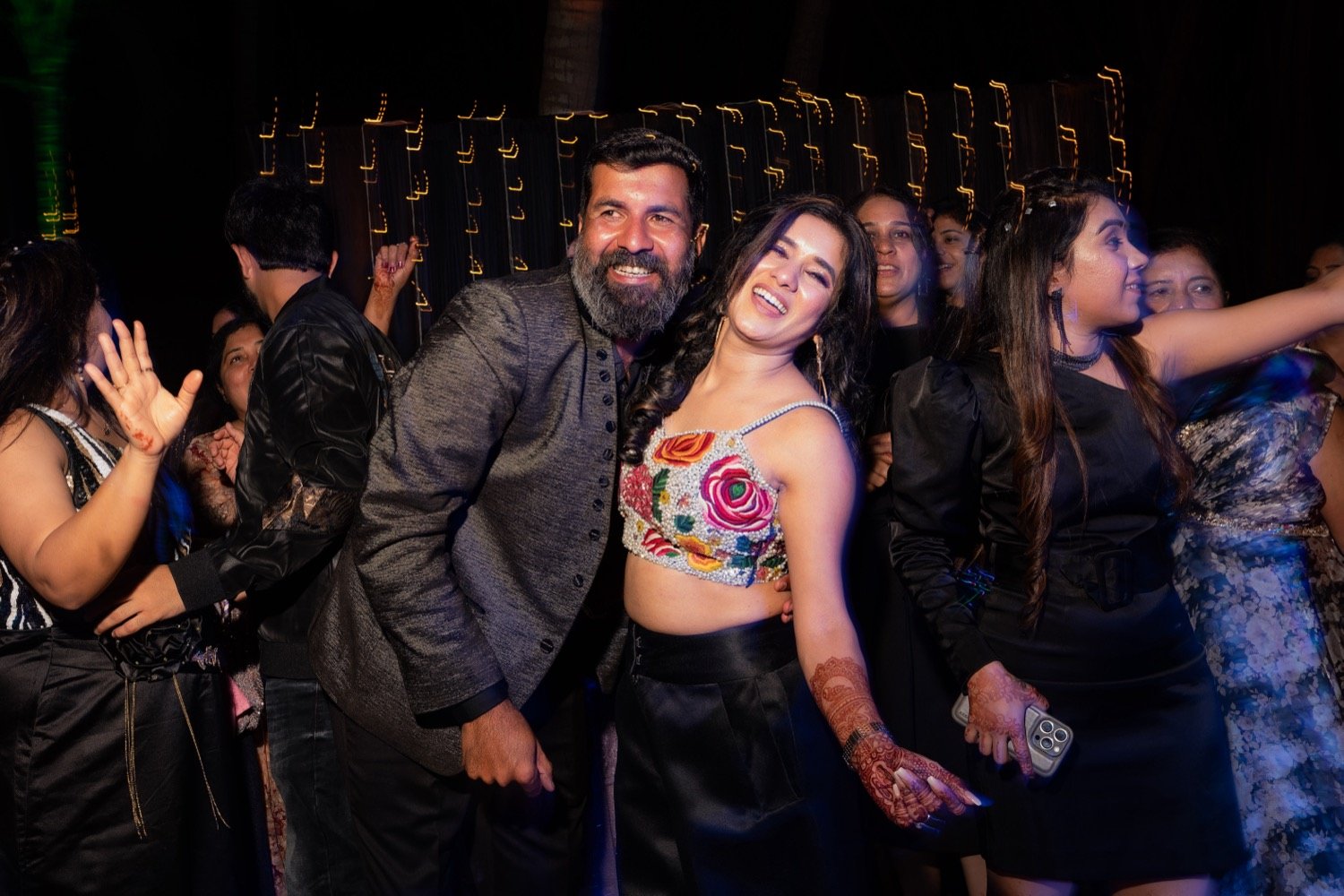 Bhavna and Przemo — the cocktail evening