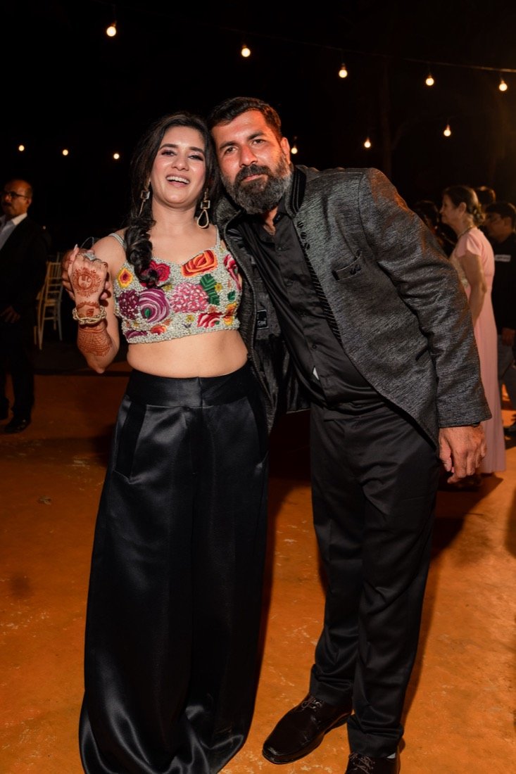 Bhavna and Przemo — the cocktail evening