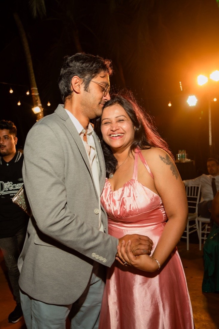 Bhavna and Przemo — the cocktail evening