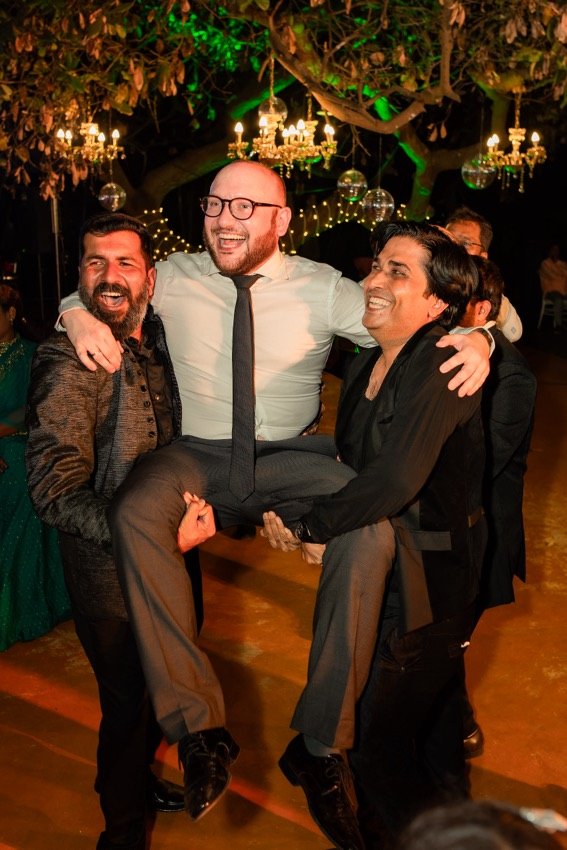 Bhavna and Przemo — the cocktail evening
