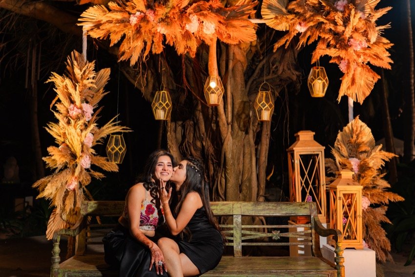 Bhavna and Przemo — the cocktail evening