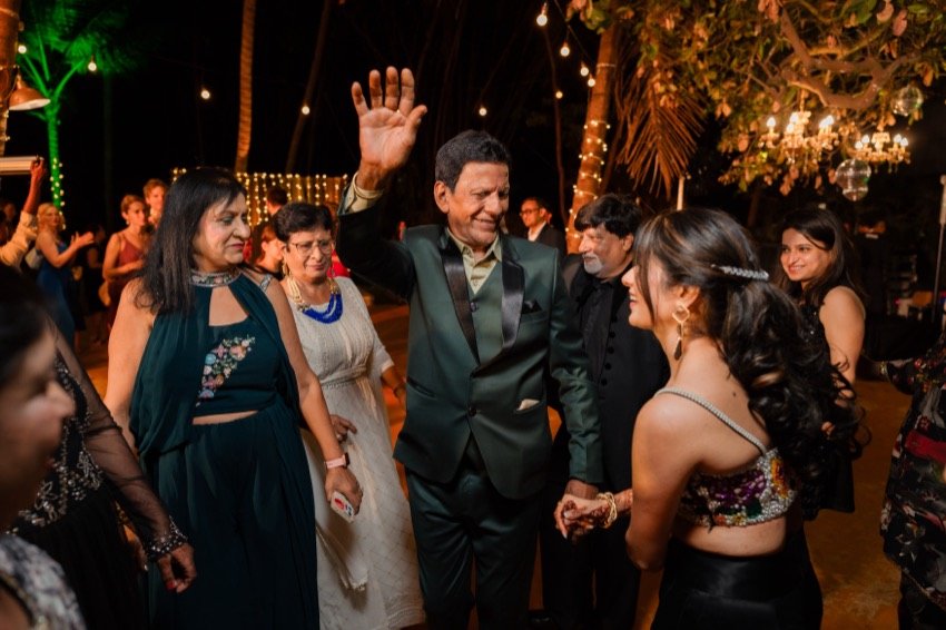Bhavna and Przemo — the cocktail evening