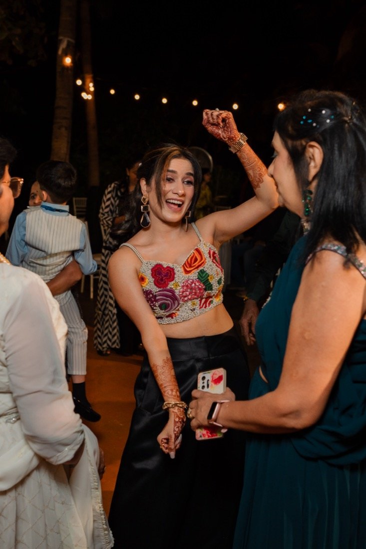 Bhavna and Przemo — the cocktail evening