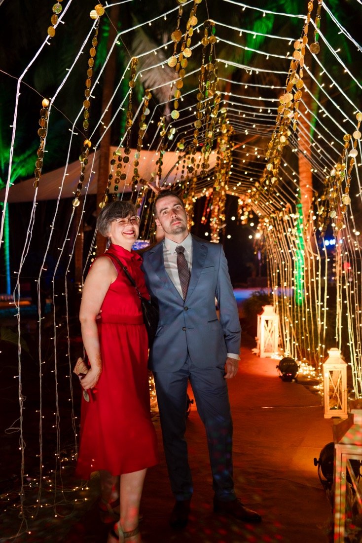Bhavna and Przemo — the cocktail evening
