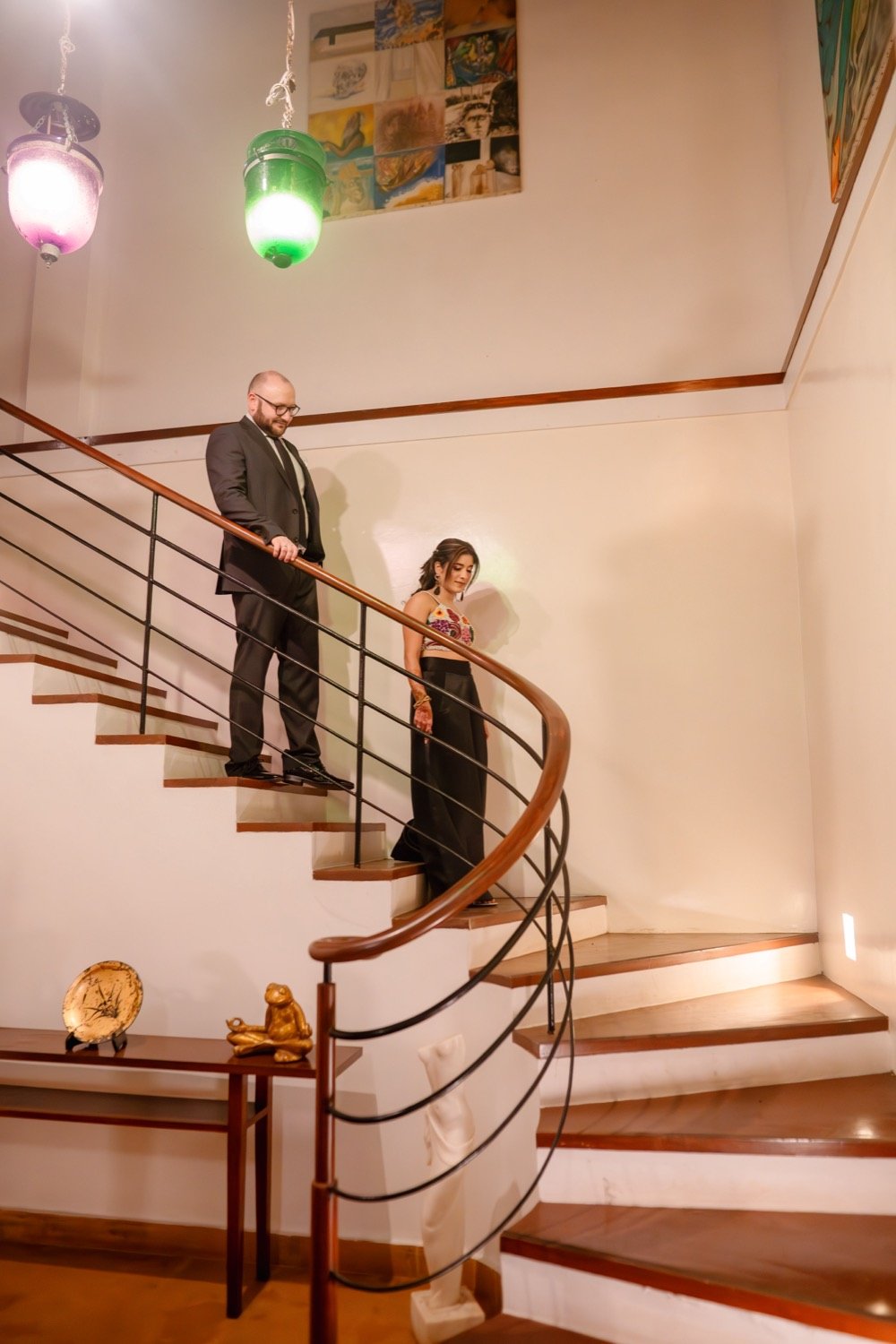 Bhavna and Przemo — the cocktail evening