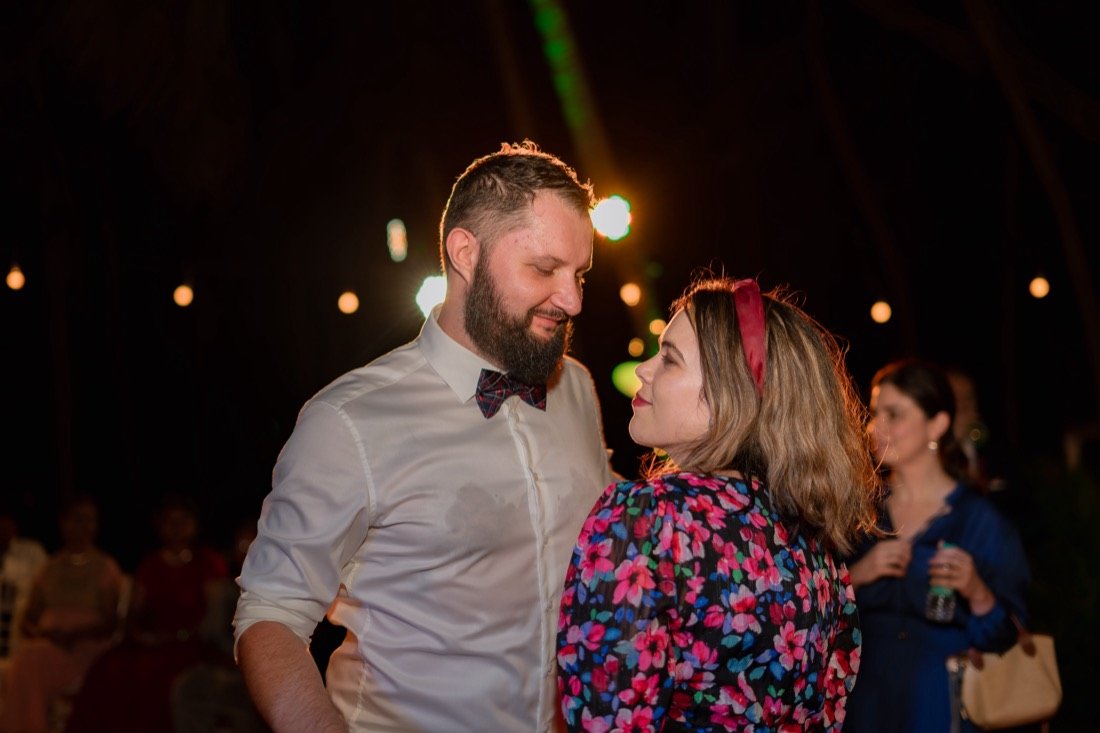 Bhavna and Przemo — the cocktail evening