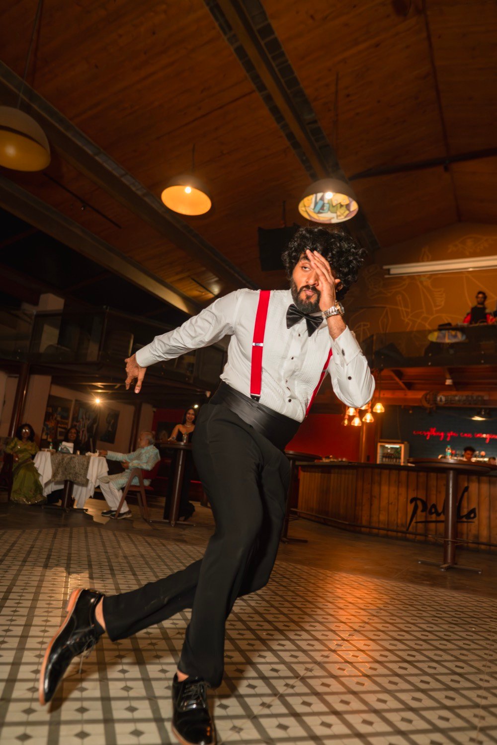 Binoy holding the floor on his own