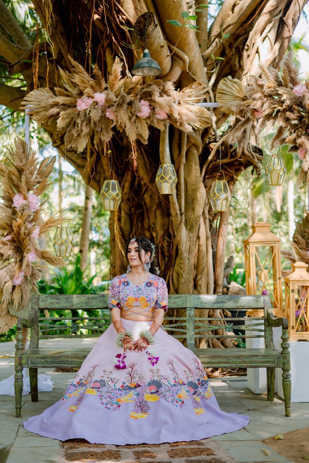 Bhavna and Przemo — the haldi ceremony