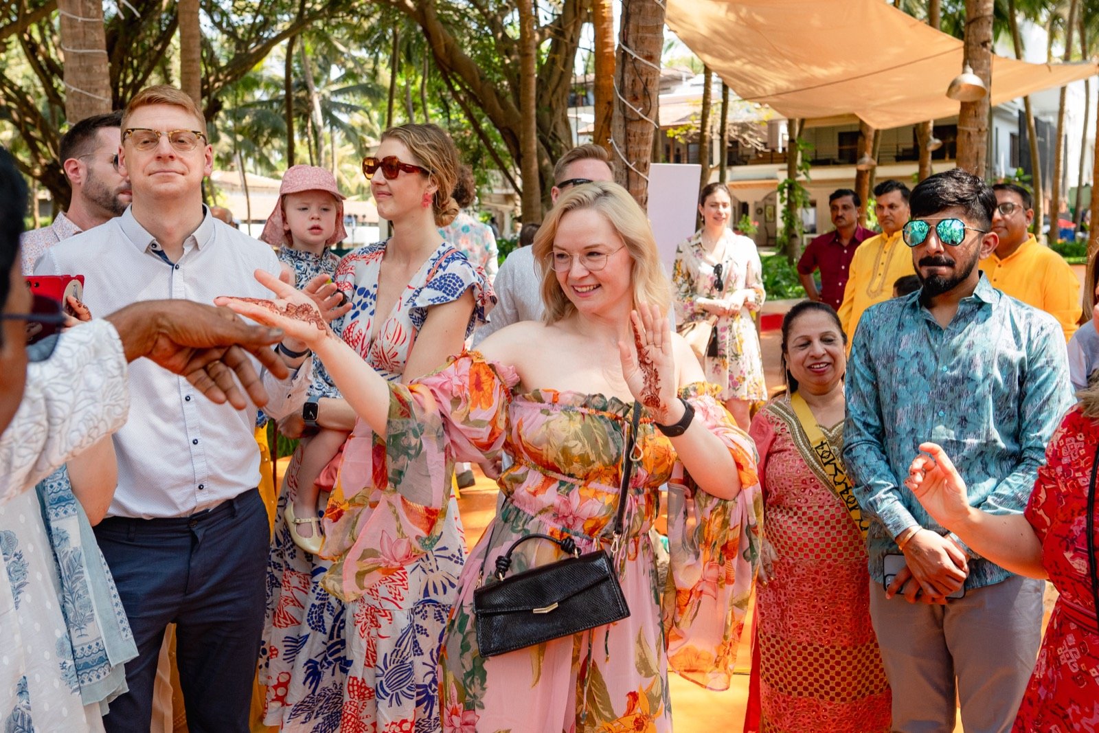 Bhavna and Przemo — the haldi ceremony