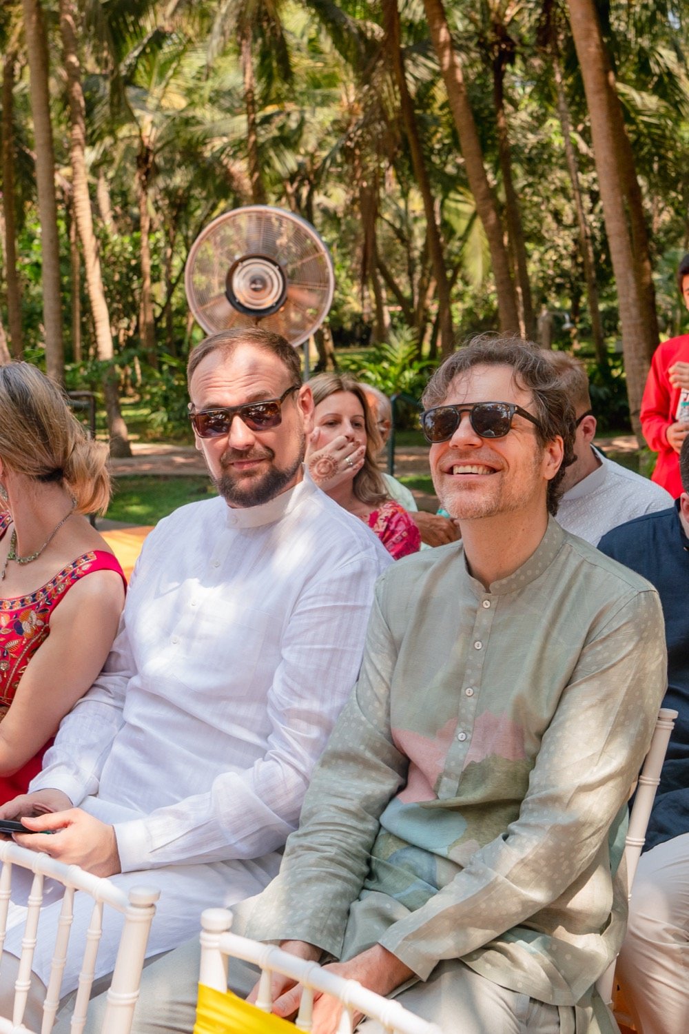 Bhavna and Przemo — the haldi ceremony