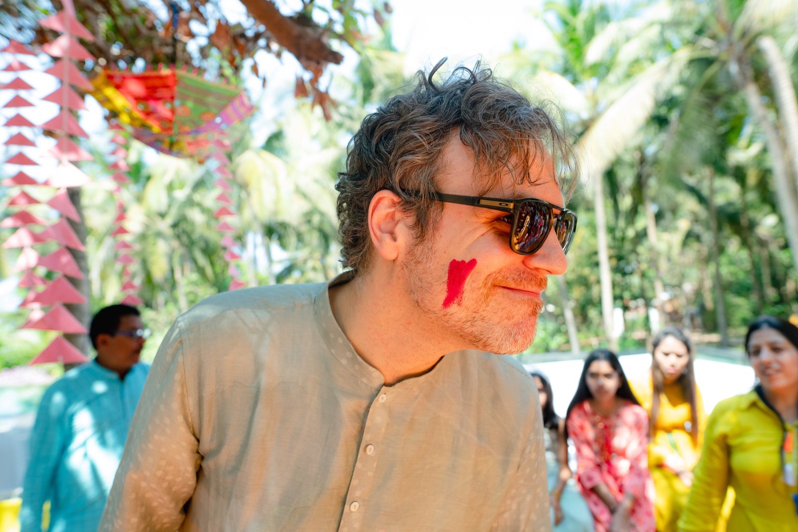 Bhavna and Przemo — the haldi ceremony