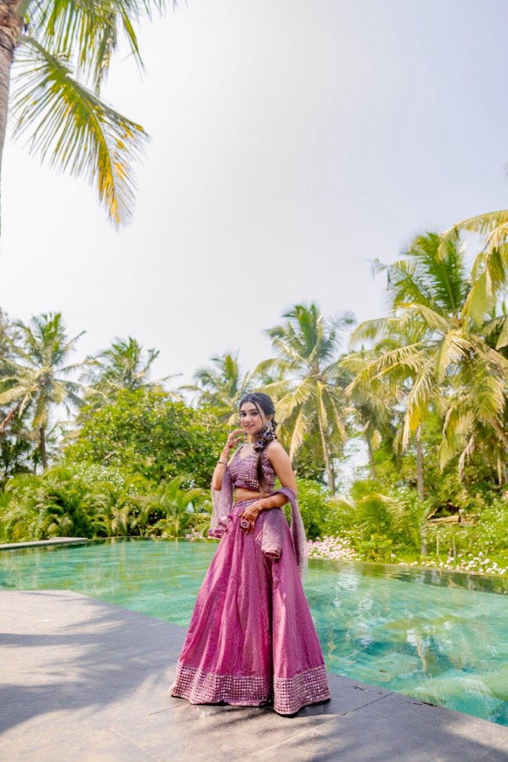 Bhavna and Przemo — the haldi ceremony