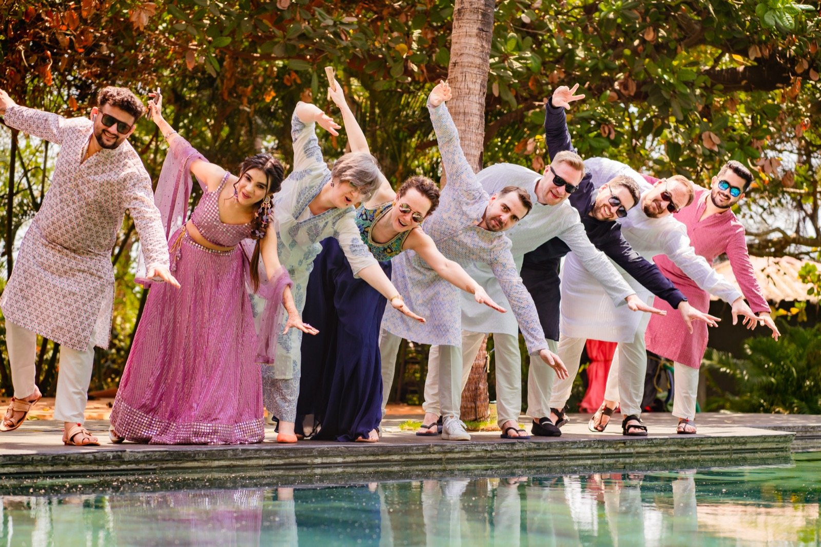Bhavna and Przemo — the haldi ceremony
