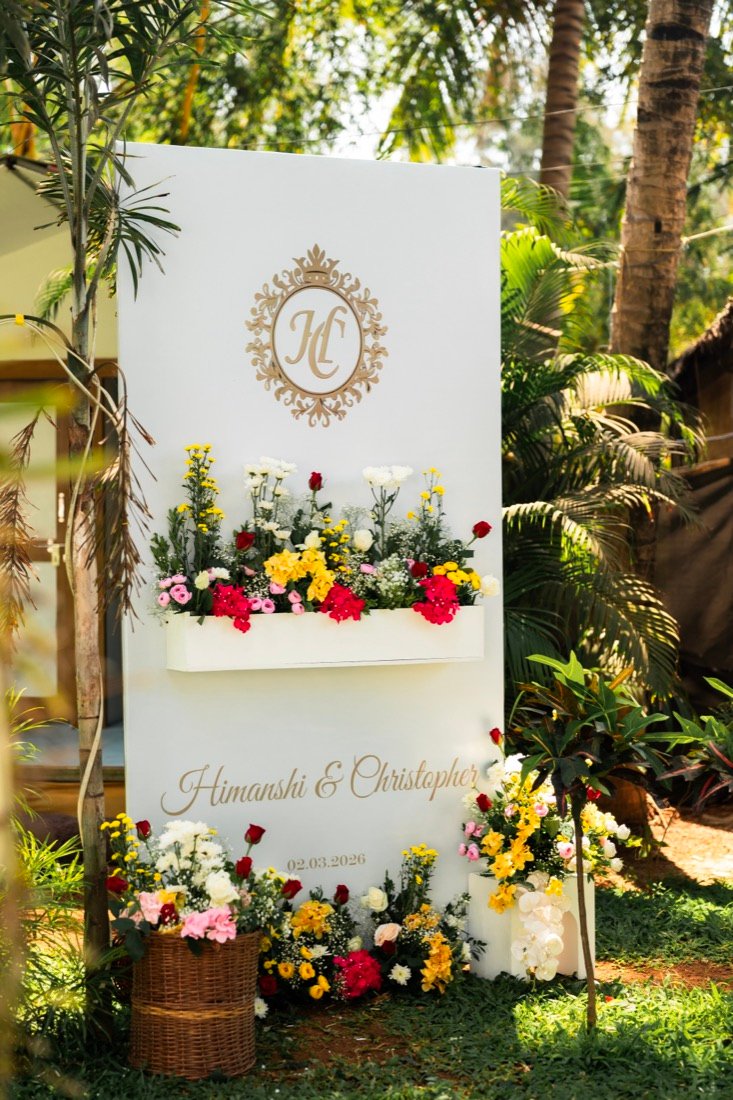 Himanshi and Christopher — the haldi ceremony