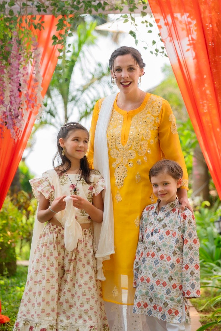 Himanshi and Christopher — the haldi ceremony