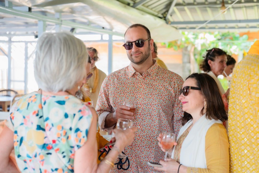 Himanshi and Christopher — the haldi ceremony