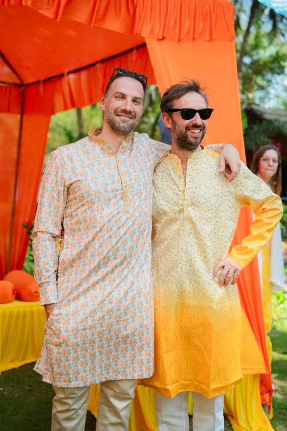 Himanshi and Christopher — the haldi ceremony